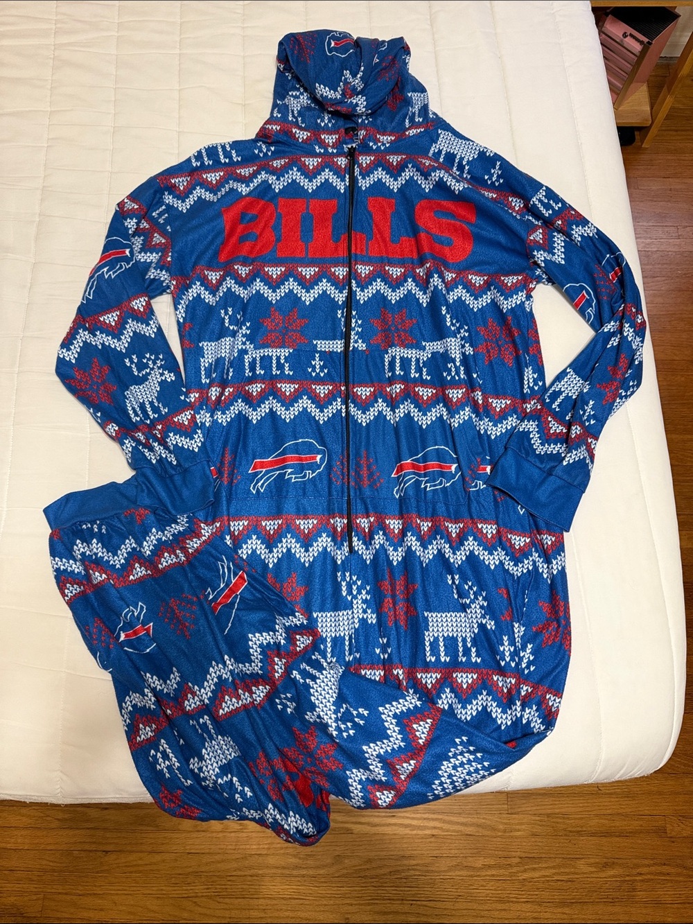 Buffalo Blue Womans Hooded Pajama Onesie